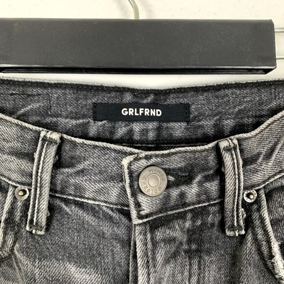 NEW GRLFRND Karolina High Rise Distressed Skinny Jeans in Flint Size 25 - Picture 5 of 6